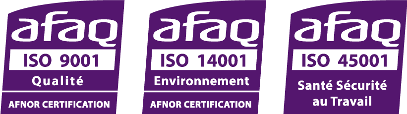 Certificat Démarche QSE de STEG-IS